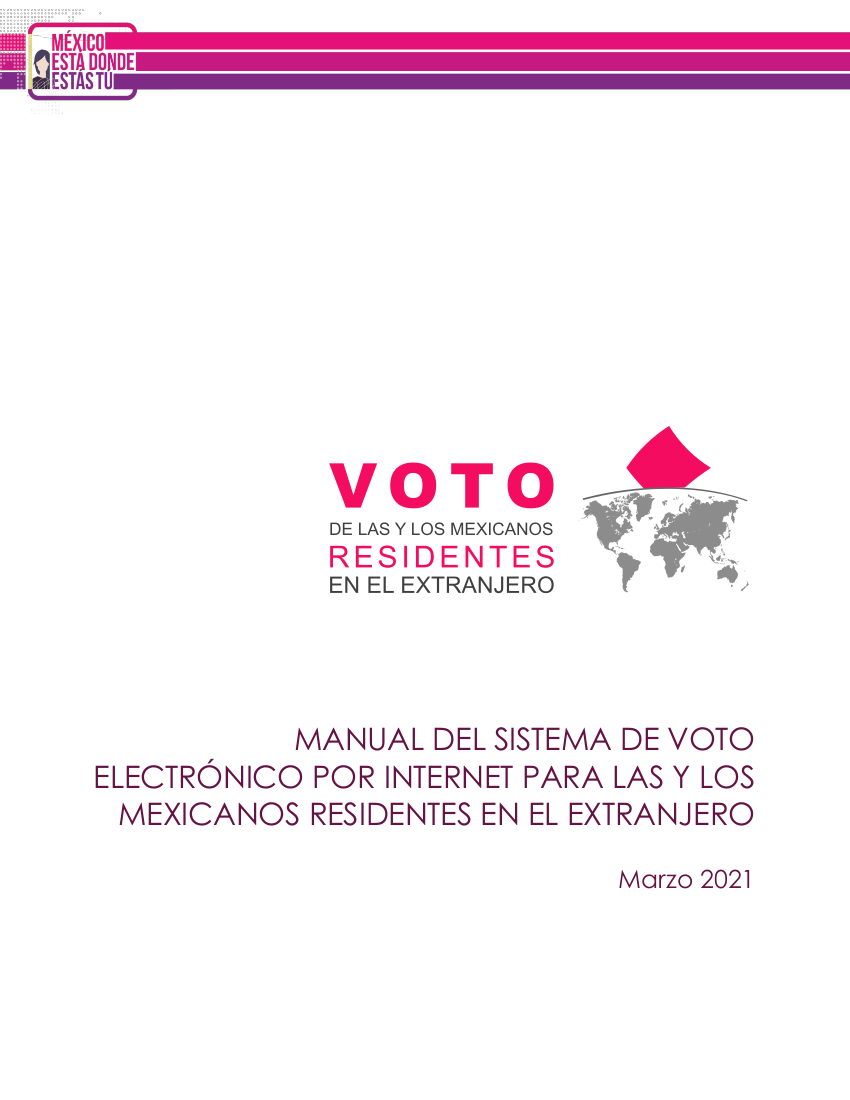 Manual de Voto Electrónico